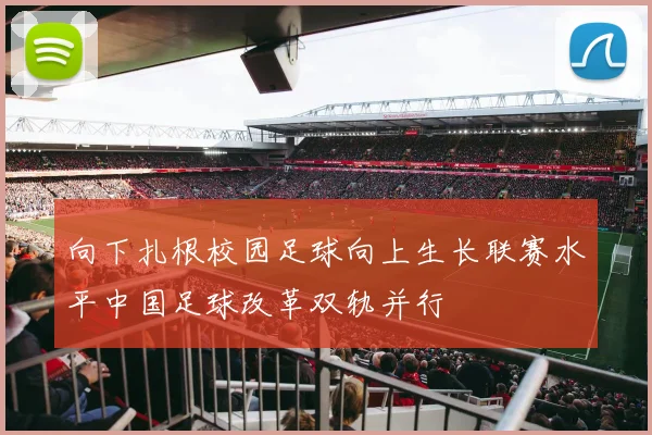 向下扎根校园足球向上生长联赛水平中国足球改革双轨并行